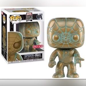 Marvel 80th Anniversary Bobblehead Spider-Man Pop! Figure - Black and Gray